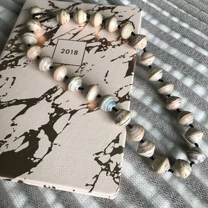 Paper Bead Necklace